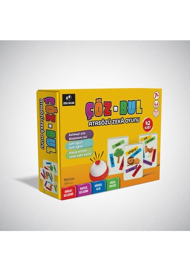 Çöz - Bul Atasözleri - Eğitici Zeka Oyunu - Aile Kutu Oyunu