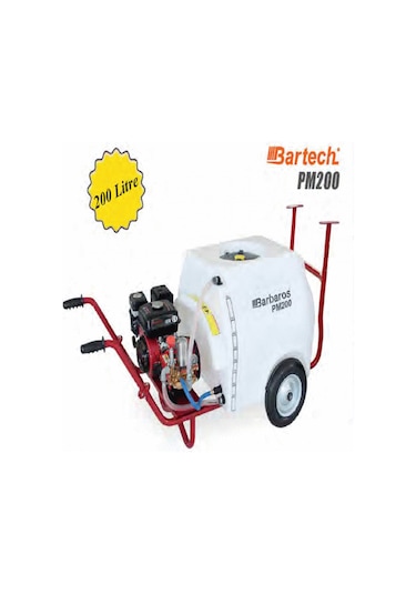 Bartech Pm200 200 L Pulverizatör Pistonlu Ilaçlama Makinesi