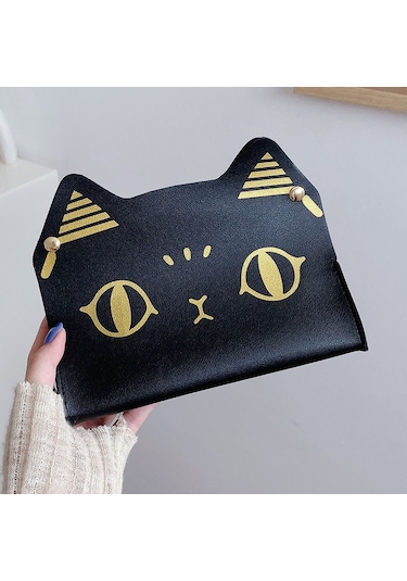 A-kağıt Havlu Kutusu Karikatür Kedi Tasarım Sevimli Karikatür Desen Ev Ofis Tuvalet Araba Masaüstü Çekmece Tuvalet Kağıdı Çekmecesi