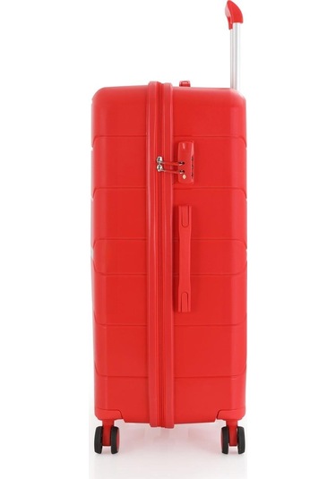 Mçs Polipropilen Valiz V366 75 Cm Büyük Boy Kırmızı Kırmızı