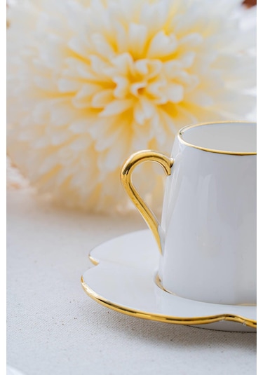 Lotus Duo 2 Kişilik Kahve Fincanı Takımı - 90 Ml