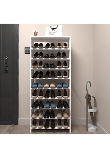 Kenzlife Ayakkabılık Mısri Mat Beyaz Suntalam 140 060 20 Yirmiyedi Çift Ayakkabı Kapasitesi Arkalıksız Beyaz Kenzlife Ayakkabılık Mısri Mat Beyaz Suntalam 140 060 20 Yirmiyedi Çift Ayakkabı Kapasitesi Arkalıksız Beyaz