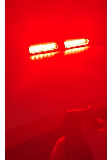 Çakar Lamba Mercekli Kırmızı-kırmızı Kumandalı 11 Mod