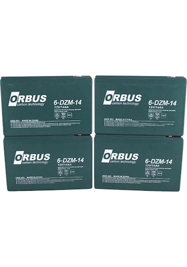Orbus 12V14AH Elektrikli Bisiklet Aküsü