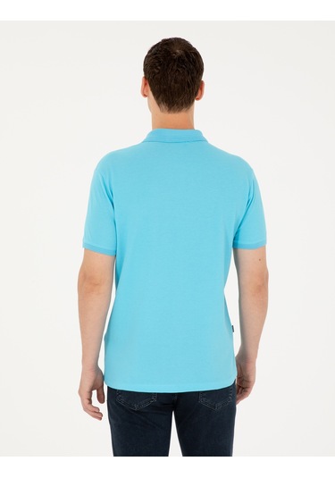 Pierre Cardin Erkek Turkuaz Tişört Basic 50280754-vr093 Turkuaz