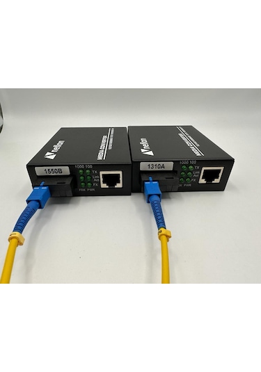 Media Converter Passive Sc Simplex Singlemode 1000base Tek Kıl