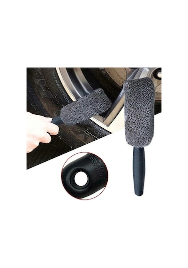 Oto Araç Jant Temizleme Fırçası Mikrofiber Jant Temizlik Fırçası
