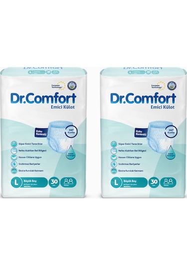 Dr. Comfort Emici Külot Hasta Bezi  L 2 x 30'lu