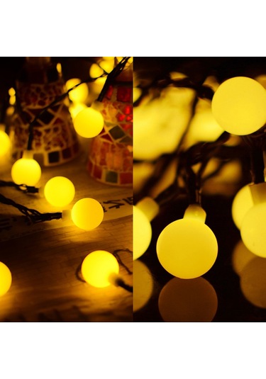 Tomshine Güneş Enerjili 50 Leds Dize Işık Ip44 Suya