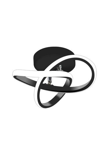 Neoglint Kavisli Tasarım Led Tavan Işık Koridor Işıkları Siyah Siyah