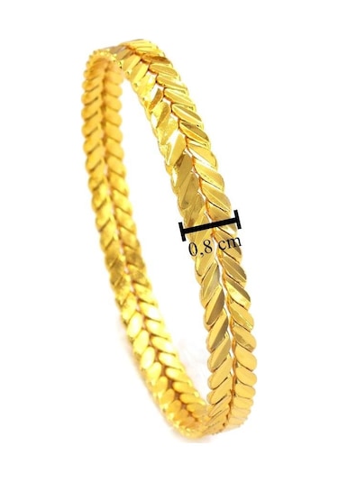 İmitasyon Burma Bilezik Başak Model 8 Mm Blz-3096 Altın