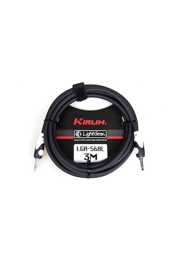 Kirlin 3Mt. Trs Kablo 3.5Mm Trs - 3.5Mm Trs Plastik Uç