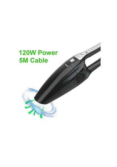 Carrier-araba Temizleyici 12v 120w Islak Ve Kuru Çift Kullanımlı Elektrikli Süpürge El Elektrikli Süpürgeler