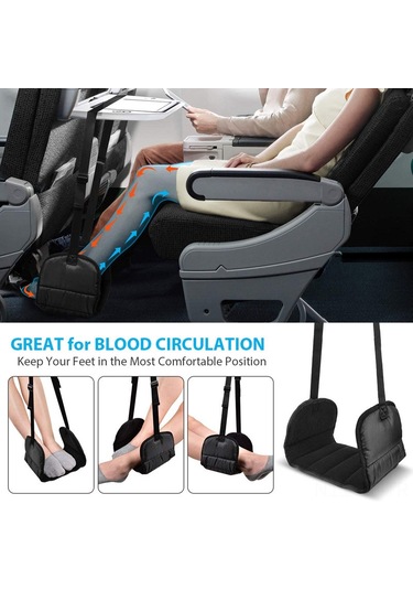 Yifomall Seyahat Ve Ofis İçin Katlanabilir Ayak Mafrası - Konforlu Ayak Dinlenme Aleti İle Uyumlu Uyku Gözlüğü Diğer