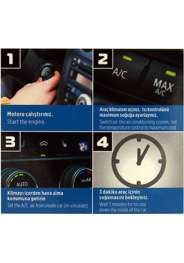 Interwax 3 Adet Limon Kokulu Klima Temizleyici Klima Fresh