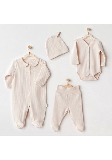 Mega Fair Bear Time 4'lü Hastane Çıkışı Light Beige Light Beige
