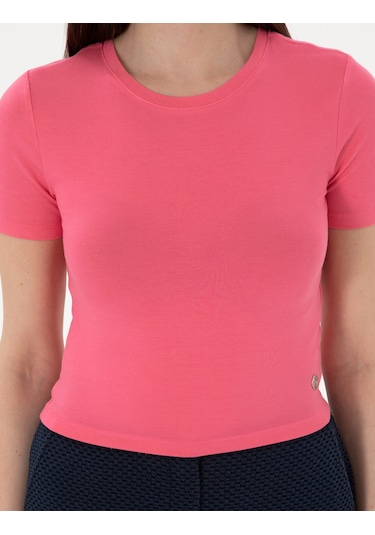Pierre Cardin Kadın Pembe Tişört 50306945-vr041 Pembe