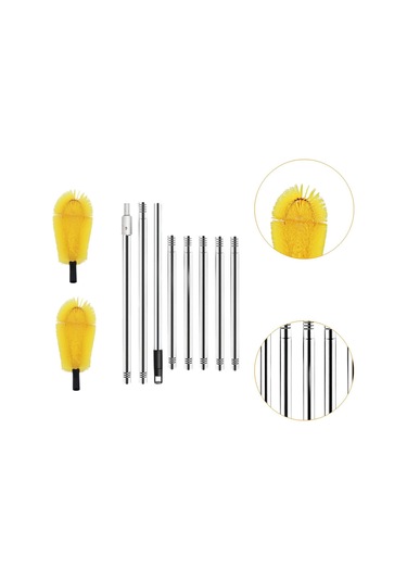 Suntek Oluk Temizleme Fırçası Kolay 2,85m-8-bölüm-çubuklar