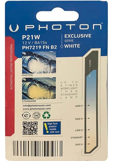 Photon P21W Beyaz Fanlı Blister