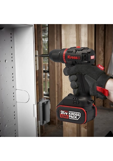 Kress KUA71.91 20V Kömürsüz Profesyonel Şarjlı Matkap Akü Dahil Değildir