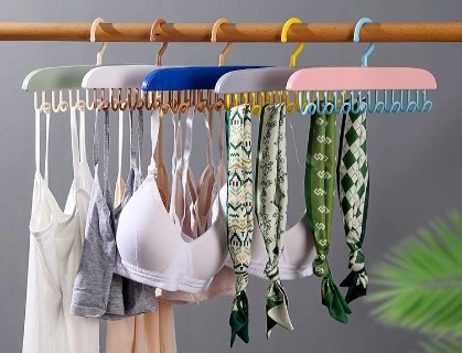 8 Kancalı Çok Amaçlı Yapışkanlı Askı 4741 Altın - Krom