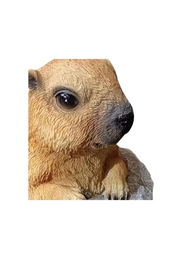 Pazly Veranda Sıçanı Saksısı Homyl Heykeli Bahçe Dekoru Dağ Çiçek