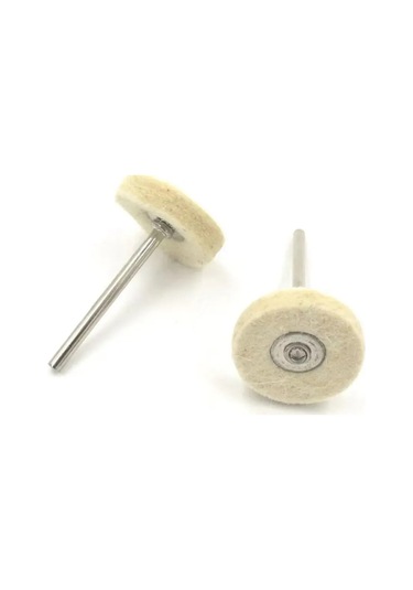 Yaleker 10'lu Felt Polishing Disk Seti - 3mm Uç, Metal/plastik Taşlama, Aynalı Parlaklık, Matkap Ve Roter Araçlar İçin