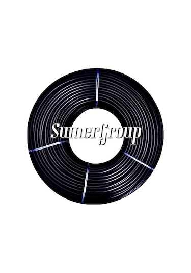Sumergroup 5X8Mm Polietilen Pe Pnömatik Hortum Siyah 100Mt