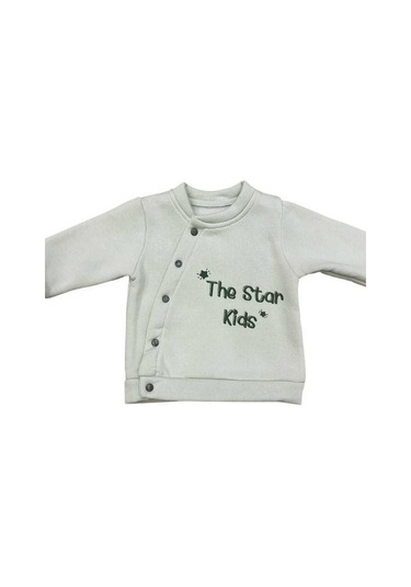 Bebek İkili The Star Kids Yazılı Şardonlu Eşofman Takım-15171 Mint