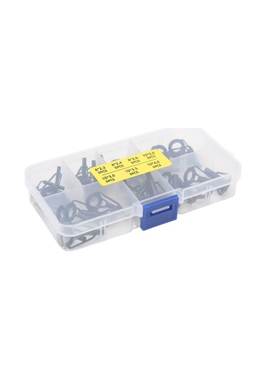 Xindoker 35 Parça Paslanmaz Çelik Seramik İzci Çember Seti - Balıkçılık Kamış Tamiri Ve Yenileme Aleti, Anti-dönüşlü, Hafif Ve Dayanıklı, Farklı Boyutlar