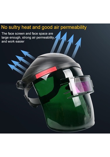 Tam Otomatik Karartma Flip Kaynak Kaskı Anti-ultraviyole Argon Ark Kaynak Gözlükleri