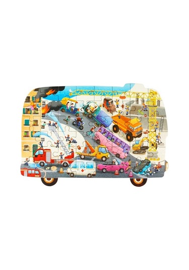 Forus Cesur Itfaiyeci / 24 Parça Ahşap Puzzle