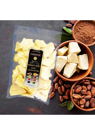 Hanzade Bitkisel Yenilebilir Saf Katı Kakao Yağı 1 KG