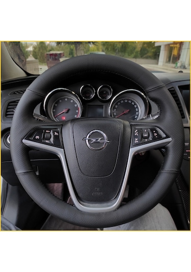 Opel Astra J Araca Özel Direksiyon Kılıfı Bombeli Derili Araclar