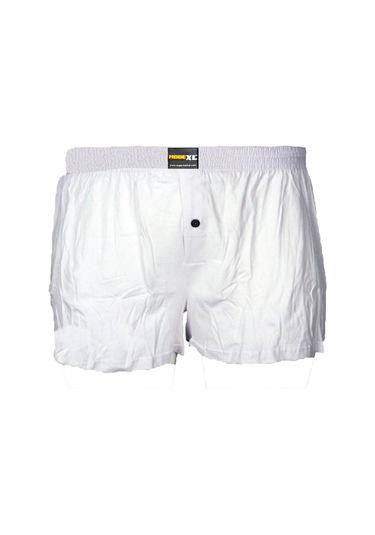 Mode Xl Büyük Beden Erkek Boxer Suprem Düğmeli 6351 Beyaz 001