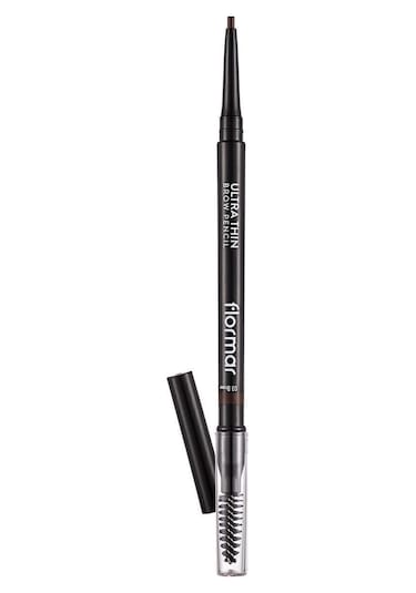 Flormar Kaş Kalemi & Fırçası - Ultra Thin Brow Pencil - 003 Brown - 8690604572120