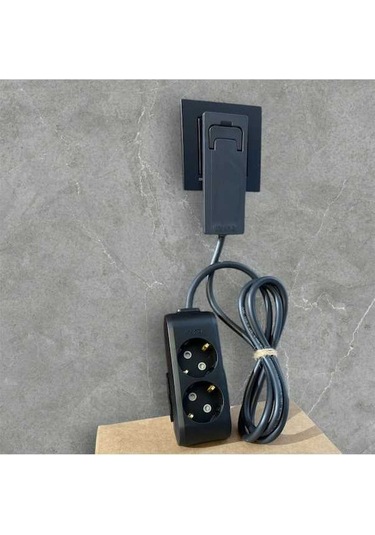 Pazly Uzatma Ultra Kullanılır Kablosu İnce Fiş Dar Alanlarda 2,li 1.5m Wo 1.5 M