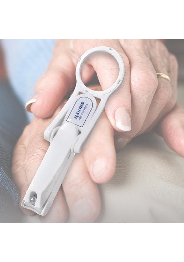 Dolıty Büyüteçli Tırnak Makası Çocuk Yaşlılar Için Beyaz