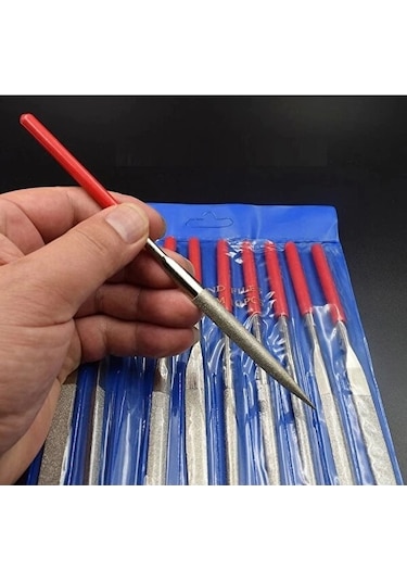 Elmas Eğe Seti 180x5mm 10lu