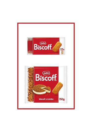 Biscoff 25 6,25 G Karamelize Mini Bisküvi Ve 750 G Bisküvi Kırıntısı Tatlı Seti
