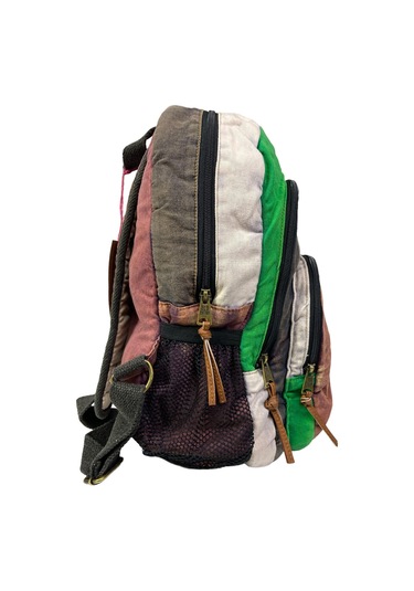 Kaliteli Vintage Disayn Sırt Gezi Çantası New Patchwork 5017 Siyah