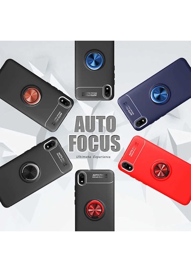 Xiaomi Redmi 7A Kilif Yüzüklü Magnetli Ravel Case 393201799