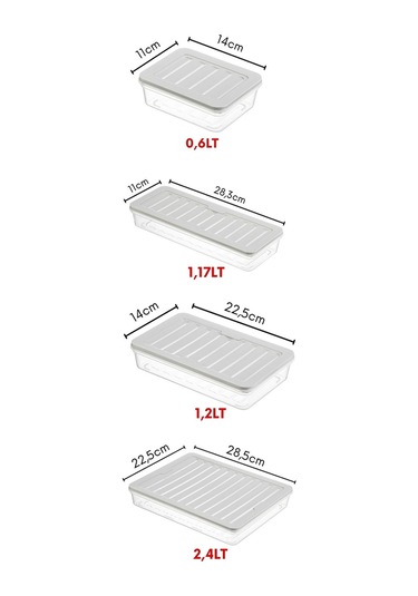 Ny Home 9'lu Set Freshbox Mikrodalga Ve Difrize Uygun Saklama Kabı Krem