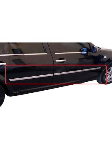 Vw Bora 1998-2004 Arası Krom Yan Kapı Çıta 4 Prç P.çelik