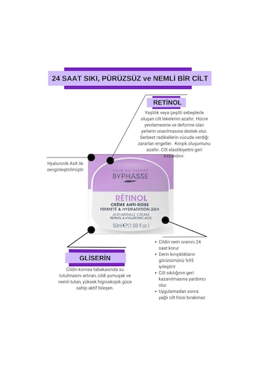 Byphasse Retinol Skin Booster   Bakım Kremi 50 ML