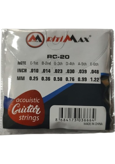 Ritimax Rc-20 Akustik Gitar Teli Takım