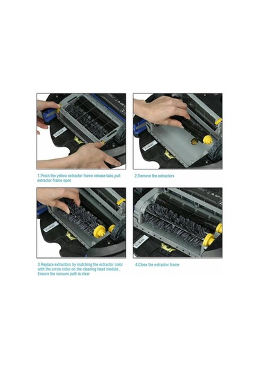 Xurunkeji Irobot Roomba 600 Serisi 595 610 614 618 620 630 640 650 660 680 685 690 692 694 695 Vakum İçin Yedek Parça Takımı