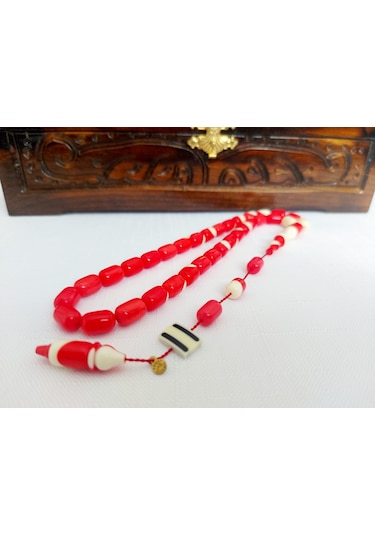 Soma Tesbih Ahmet Özdemir İmzalı Bilardo Topu 11no Katalin Malzeme Tesbih7x11