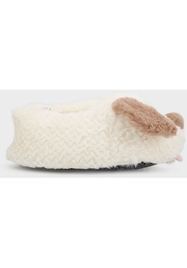 Susam Kadın Hayvanlı Panduf Beyaz 36/41 Beyaz