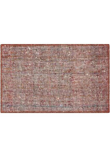 Eşsiz El Dokuma Kahve Tonleri Kilim Paspas